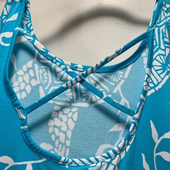 Tori Richard Honolulu Turtle Bay Mini Ruffle Summer Dress - Picture 10 of 10